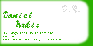 daniel makis business card